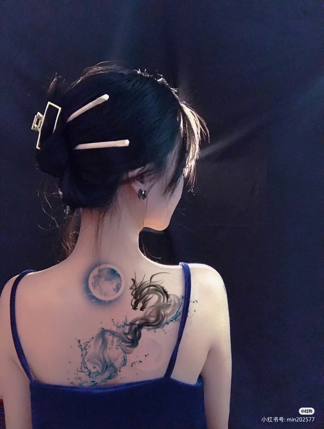 别人的幸福别去嫉妒,别人的生活别去羡慕 珍惜自己 露背头像图片好运