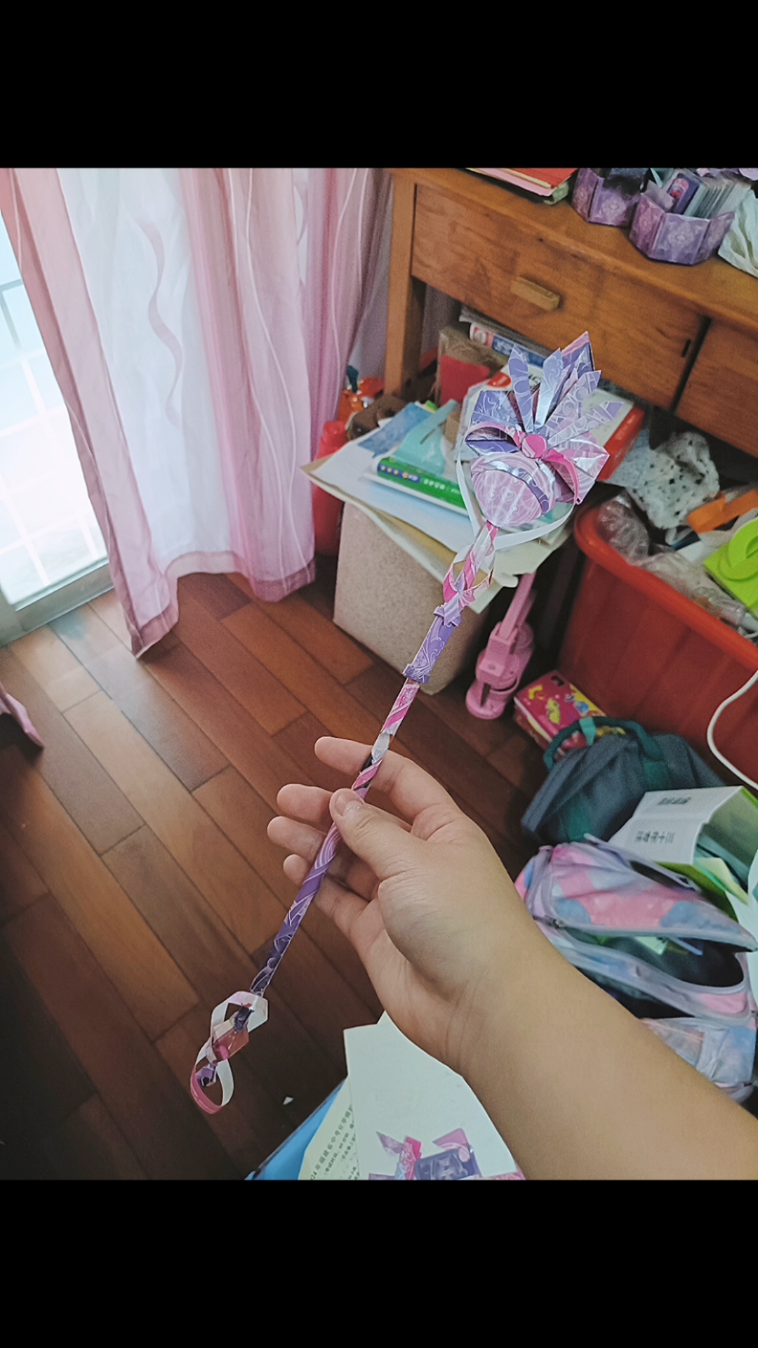 叶罗丽菲灵秘影宝杖制作教程#叶罗丽手工