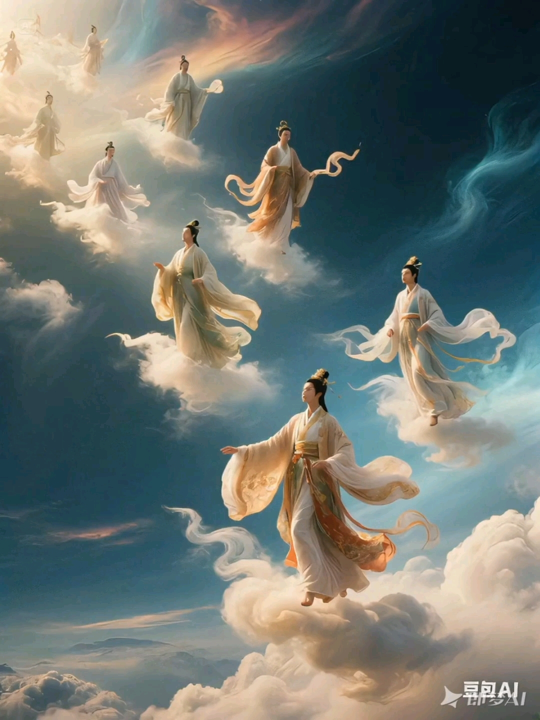 仙女#仙界#腾云驾雾