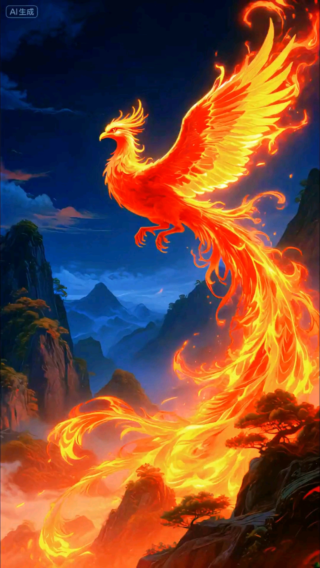 凤凰浴火,涅槃重生