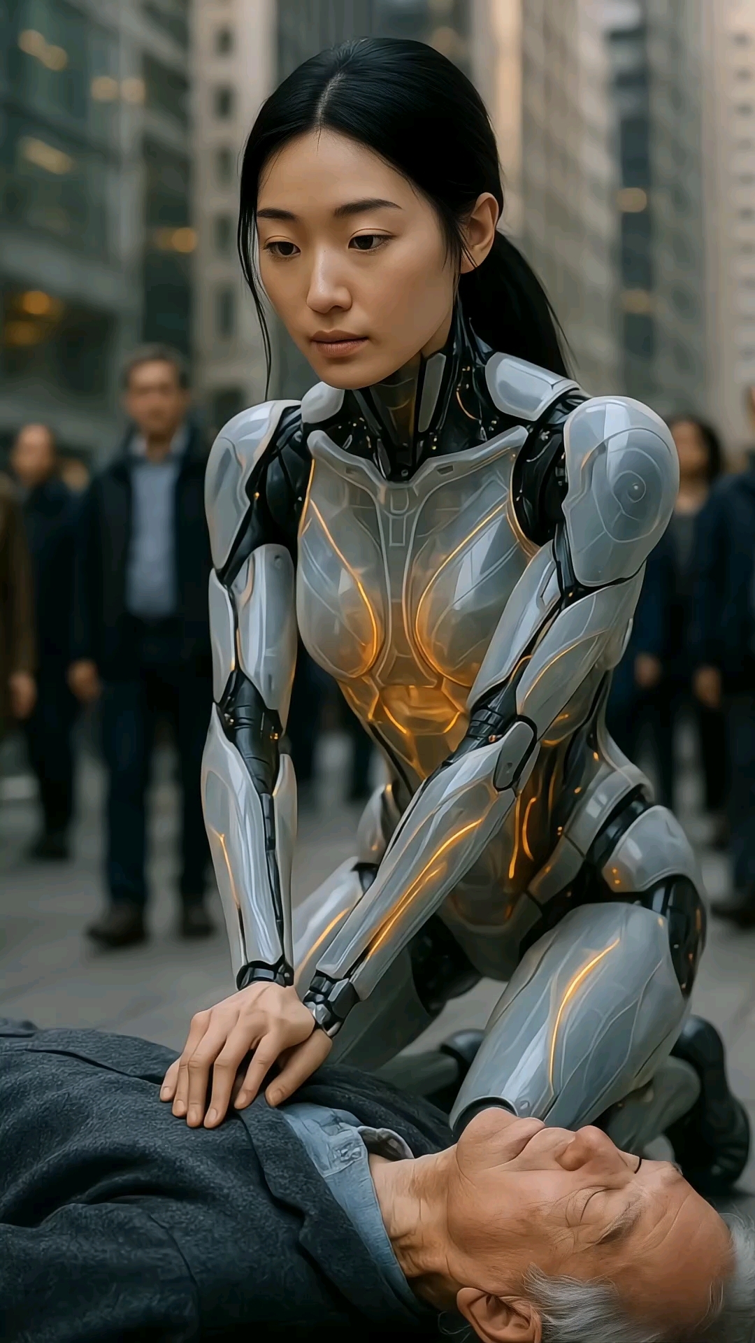 人工智能机器人美女