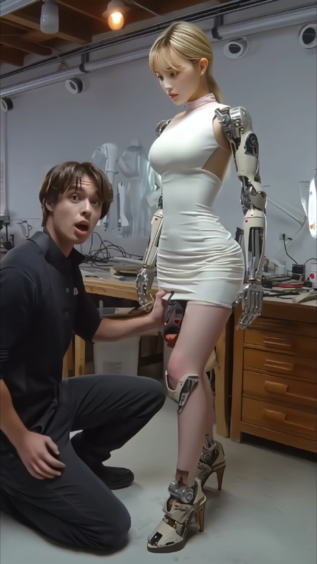 智能美女机器人 维修