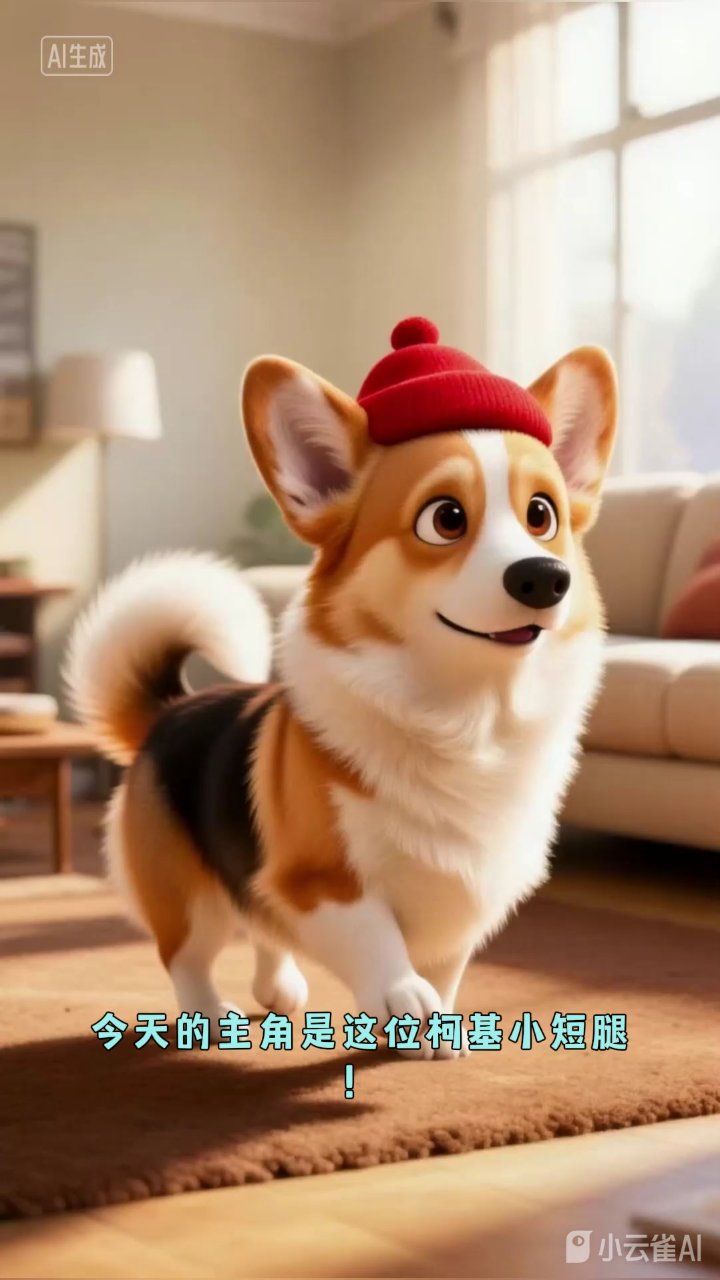 柯基小短腿的日常萌态大赏
