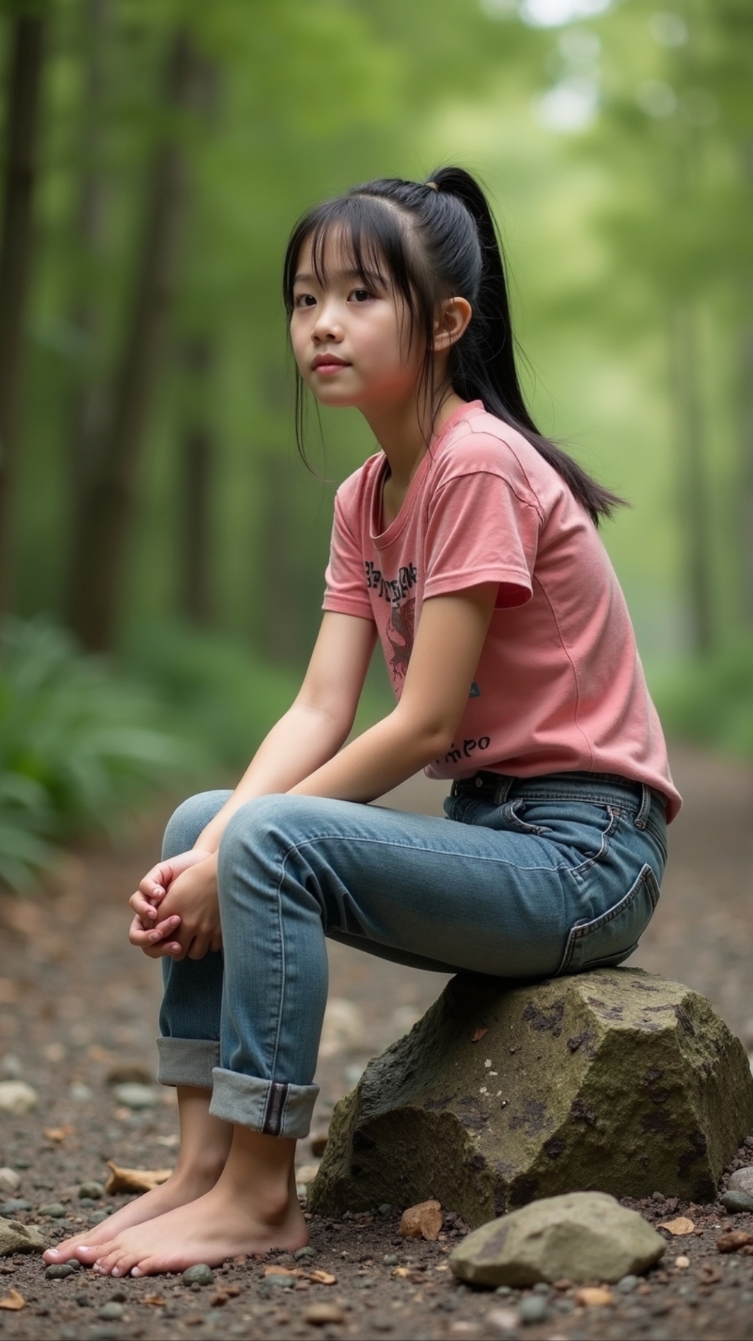 清纯可爱的农村小女孩