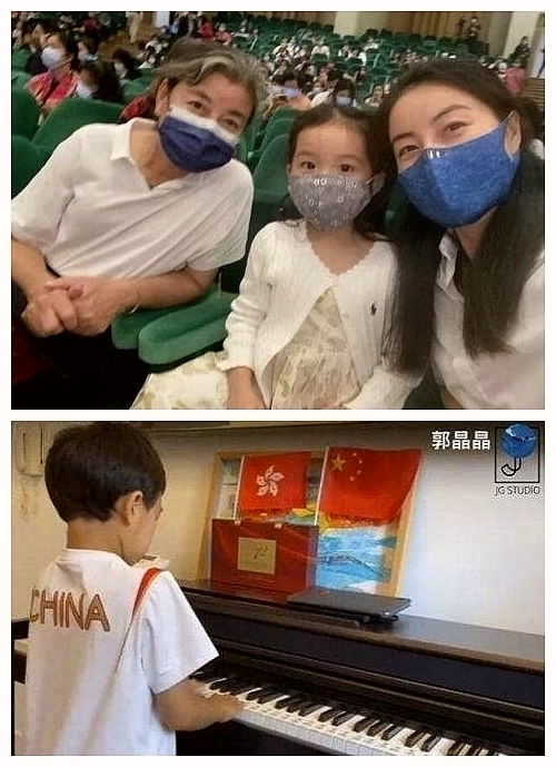 8岁霍中曦穿西装照曝光,与妹妹牵手超有爱,两人宛如王子和公主