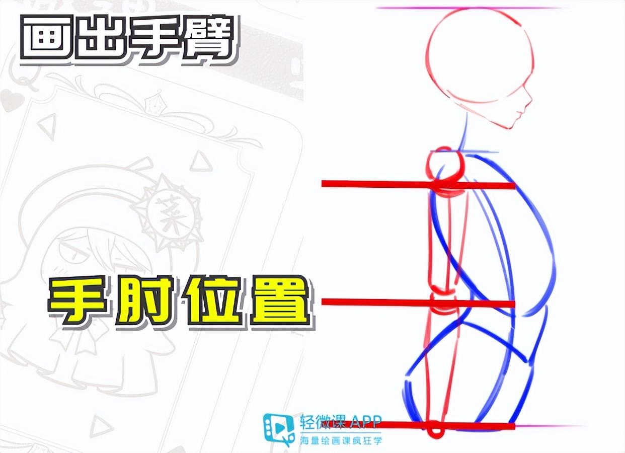 动漫人物侧面全身画法图片