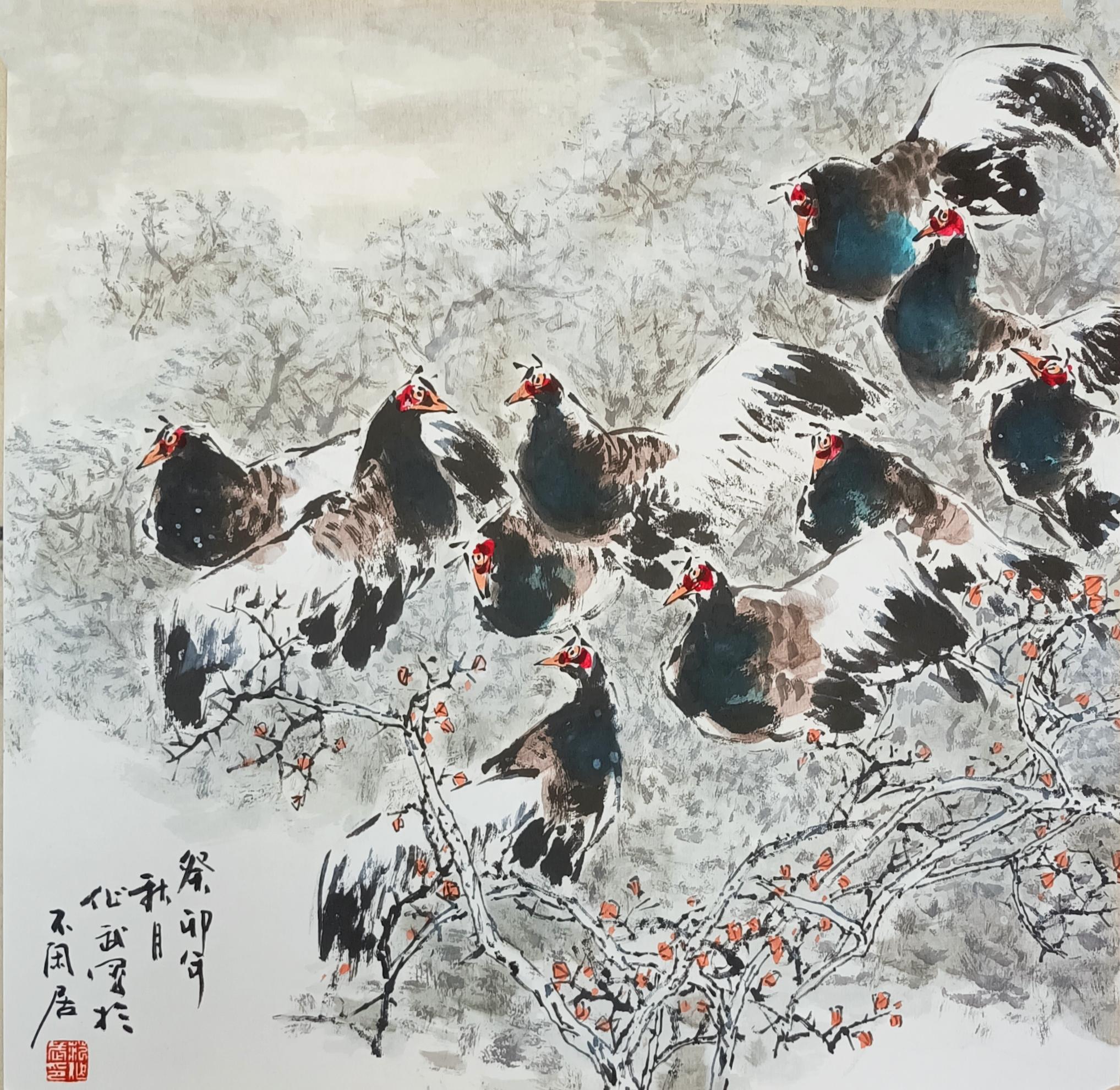 品鉴与收藏:著名画家范作武先生近期褐马鸡画作赏评