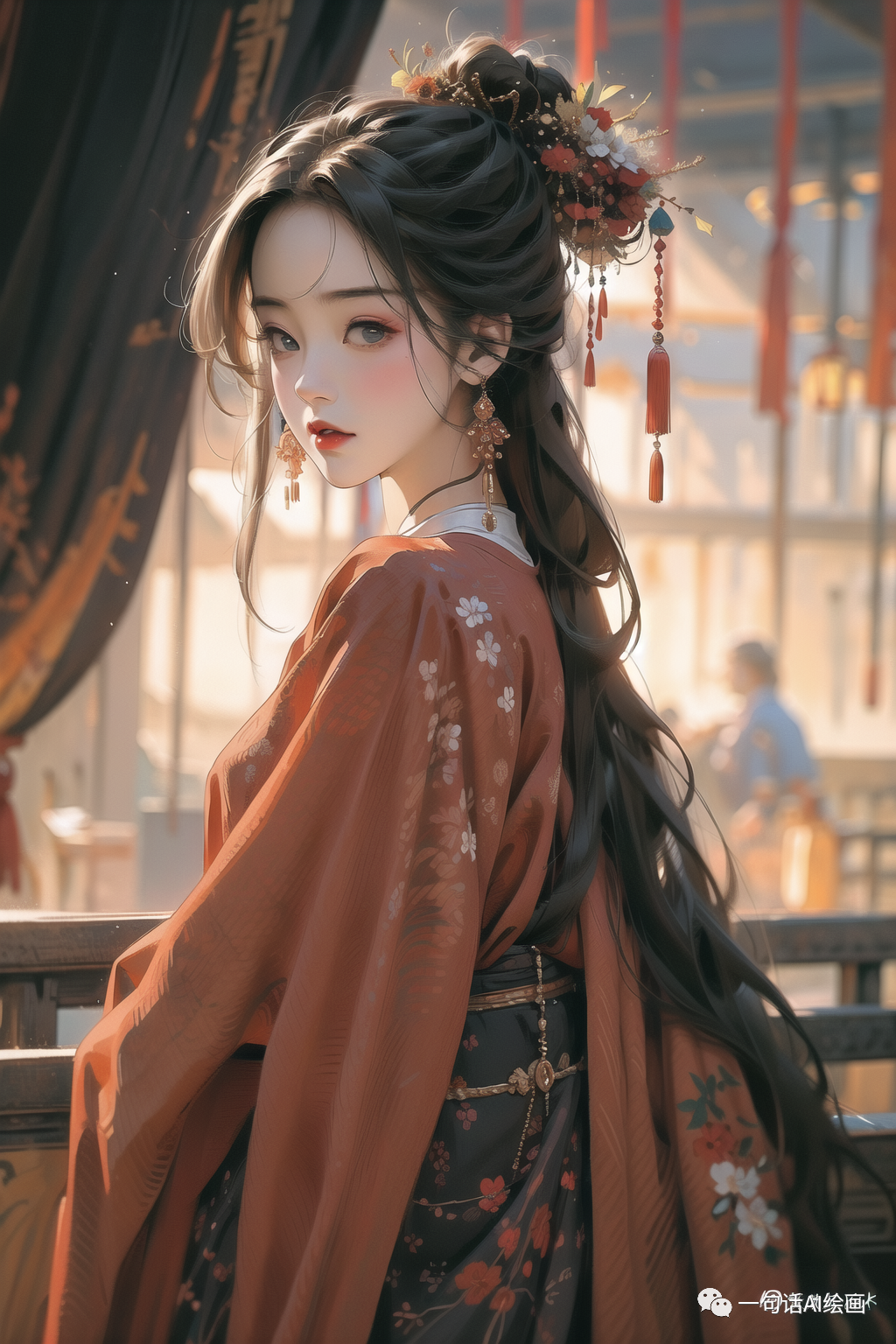 ai绘画|古装侠女风格