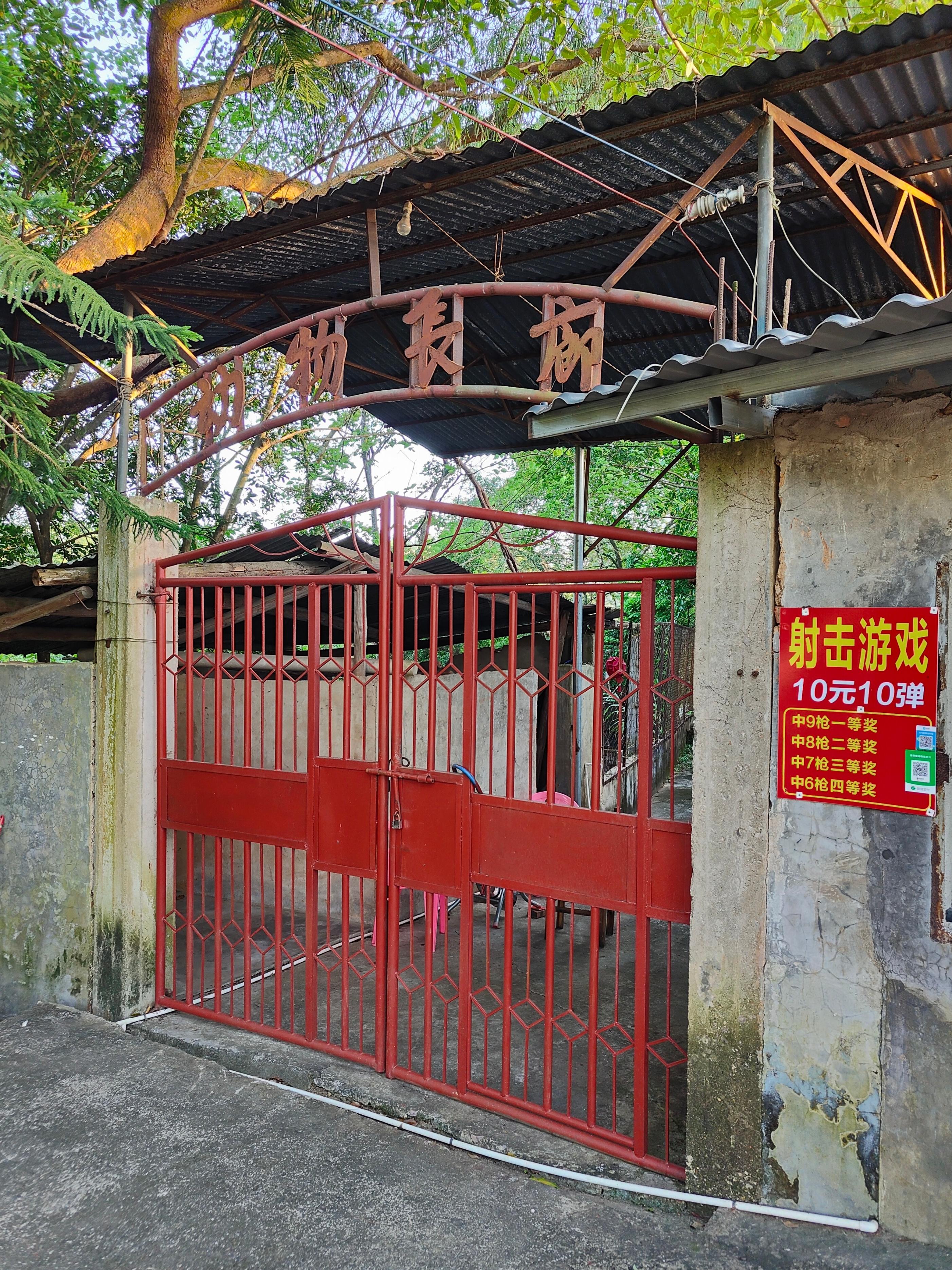 上世纪末,本世纪初,天伯公临近山顶的地方建了文化长廊和动物长廊