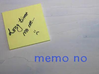memo no什么意思中文