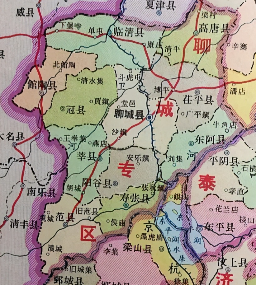 1952年10月,原屬山東省的吳橋,東光,鹽山,南皮,寧津,慶雲6縣劃歸河北