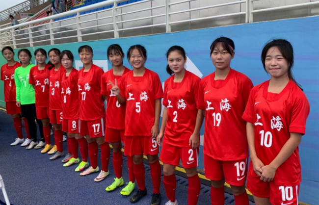 希望之星,4场5球夺冠!上海u18女足17号"小王霜"闪耀全运会