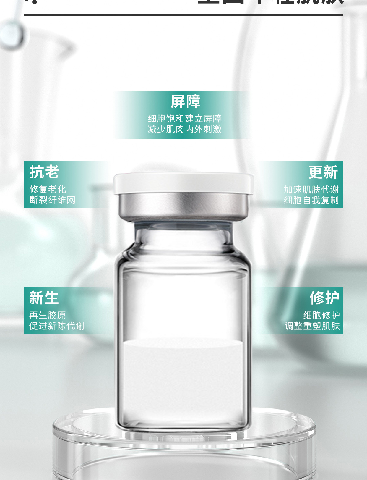 医用重组人源胶原蛋白功能敷料