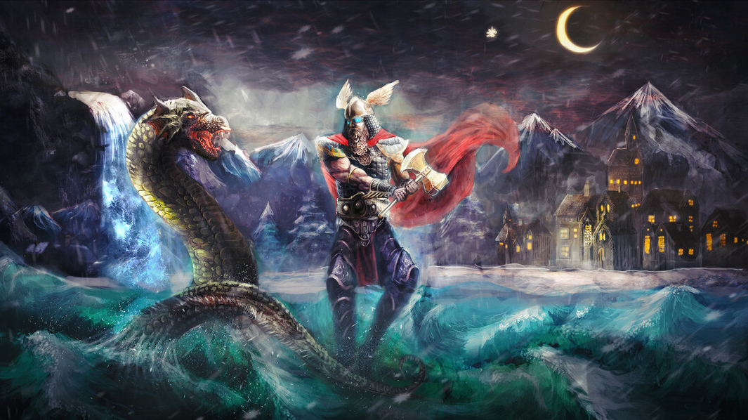 北欧神话尘世巨蟒?