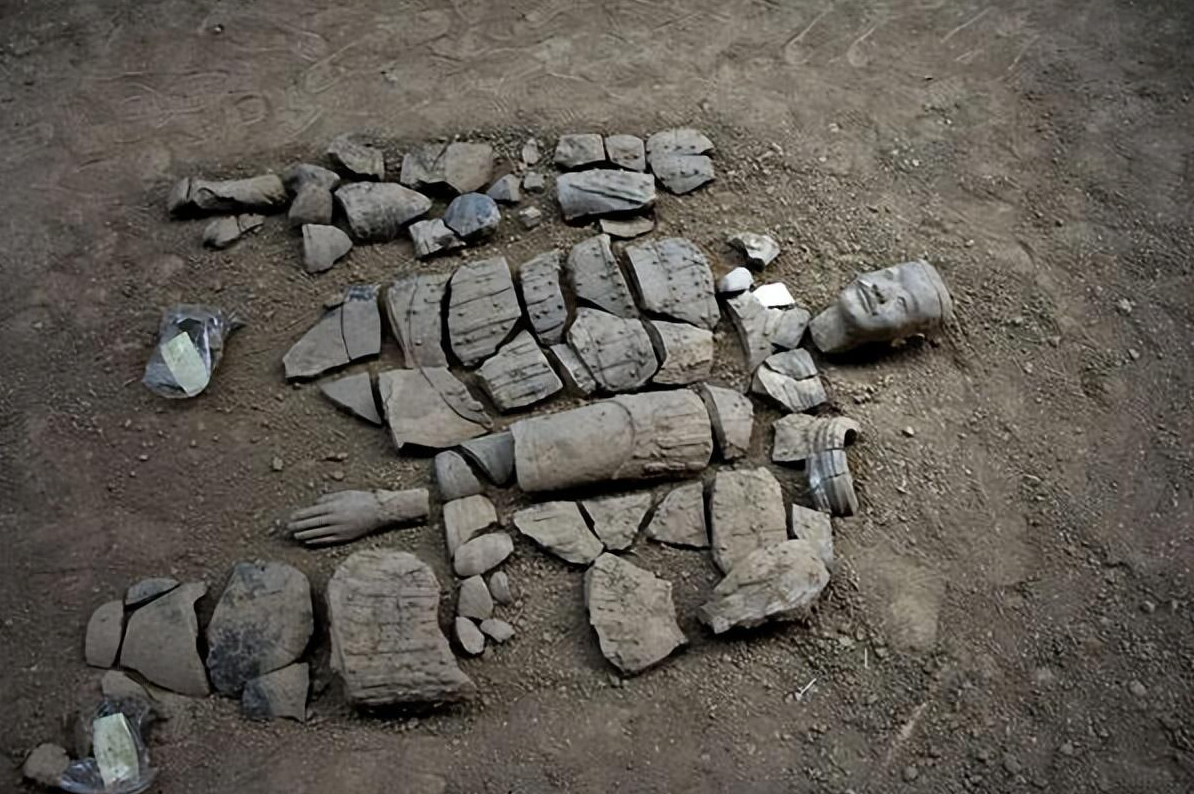 壮观的秦兵马俑