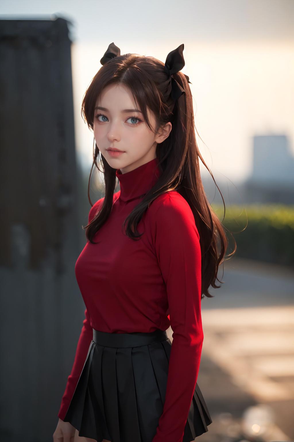 赛博coser腿玩年系列《fate/stay night》远坂凛,这个腿你给几分