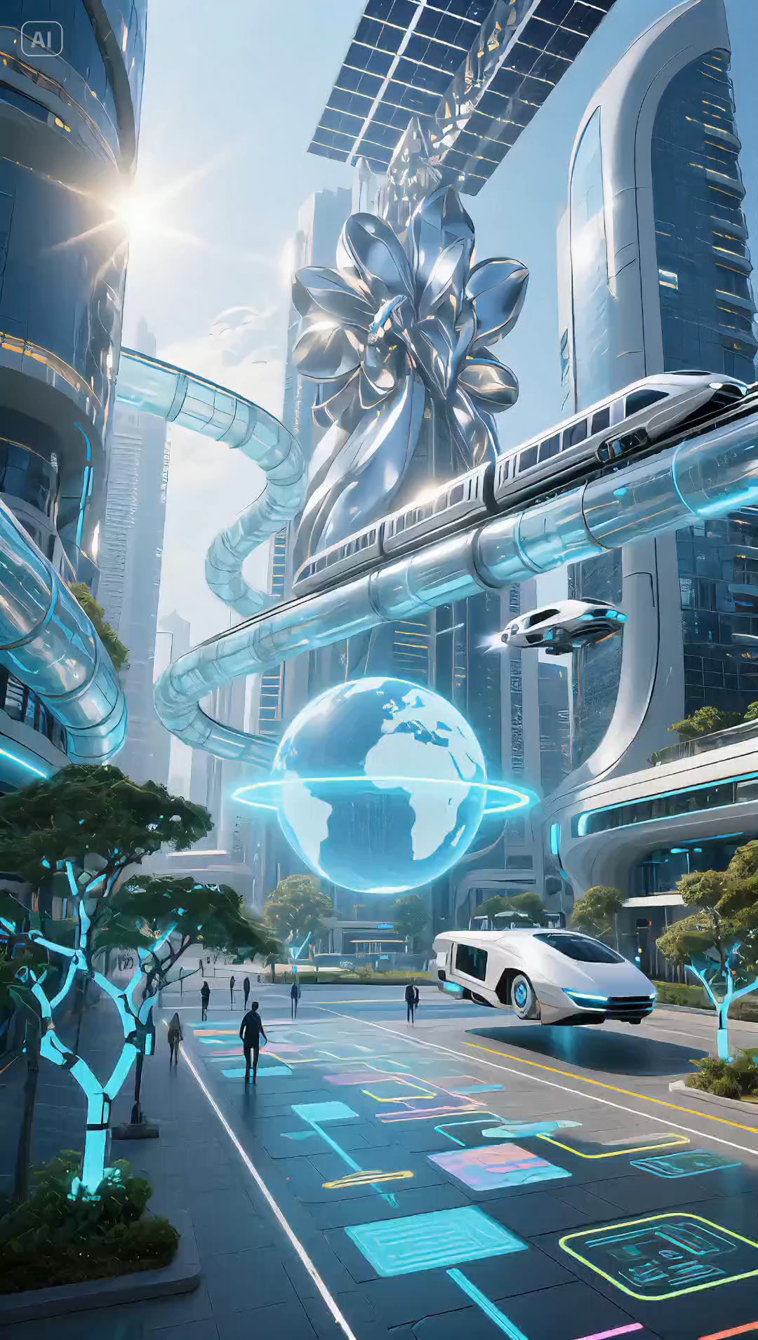 未来感十足的科幻世界