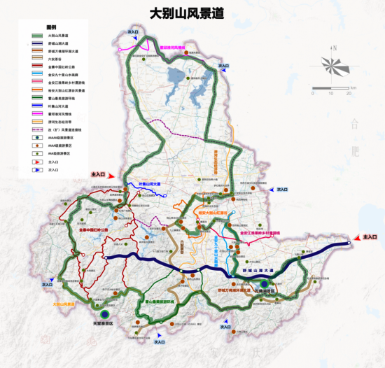 800公里,安徽最新自驾路线大别山风景道,好玩的旅游地图来了
