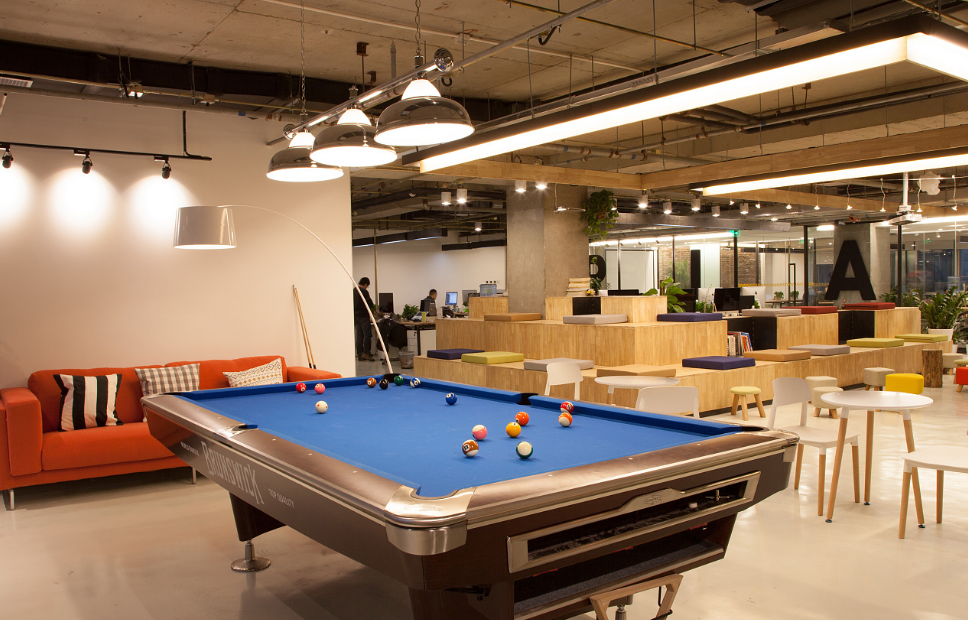 办公室休闲区的几种布置形式