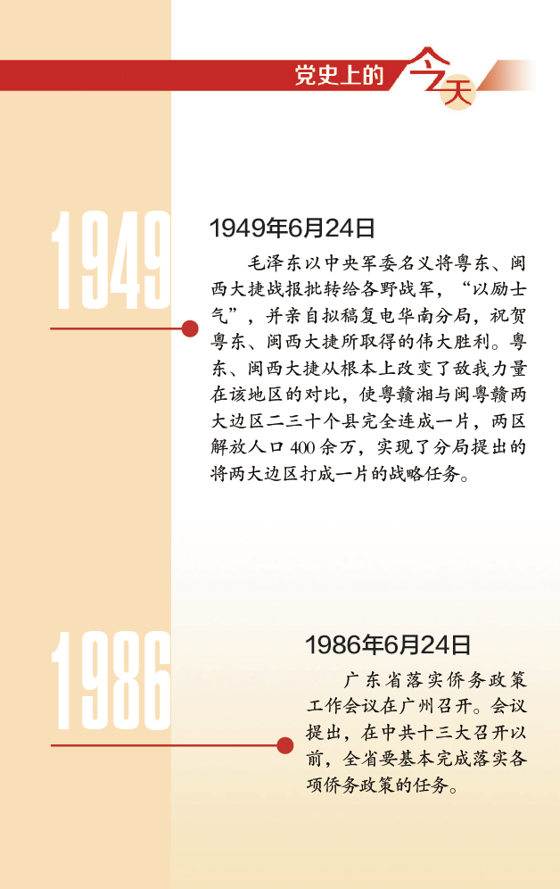 【南粤红色印记每日一学】2021年6月24日