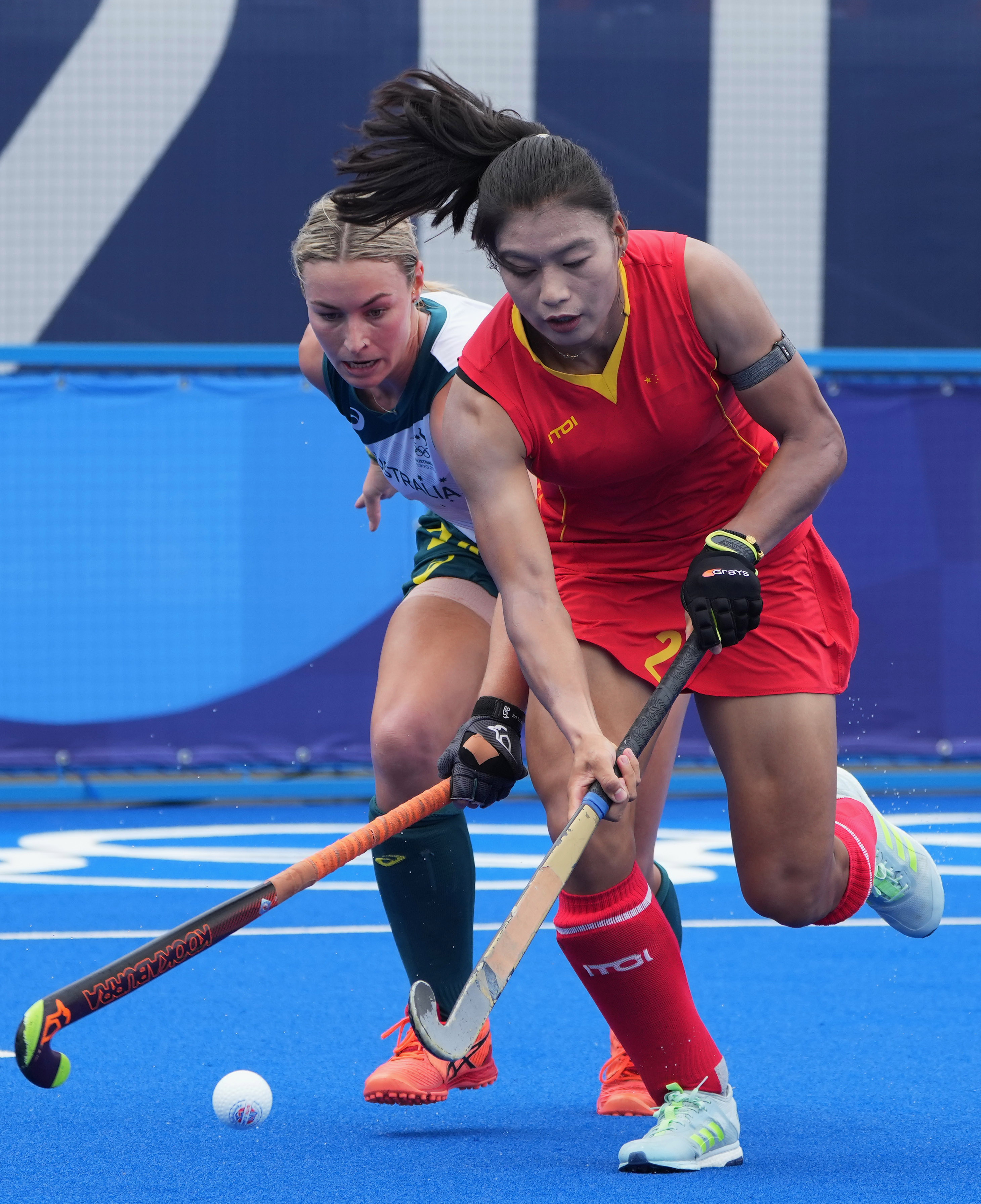 女子曲棍球——中国负澳大利亚