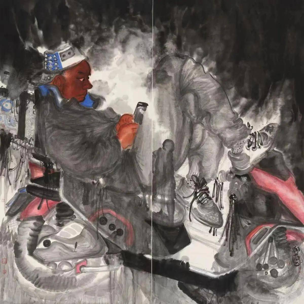 并行——秦嗣德现代水墨作品展将于7月19日在北京画院美术馆开展