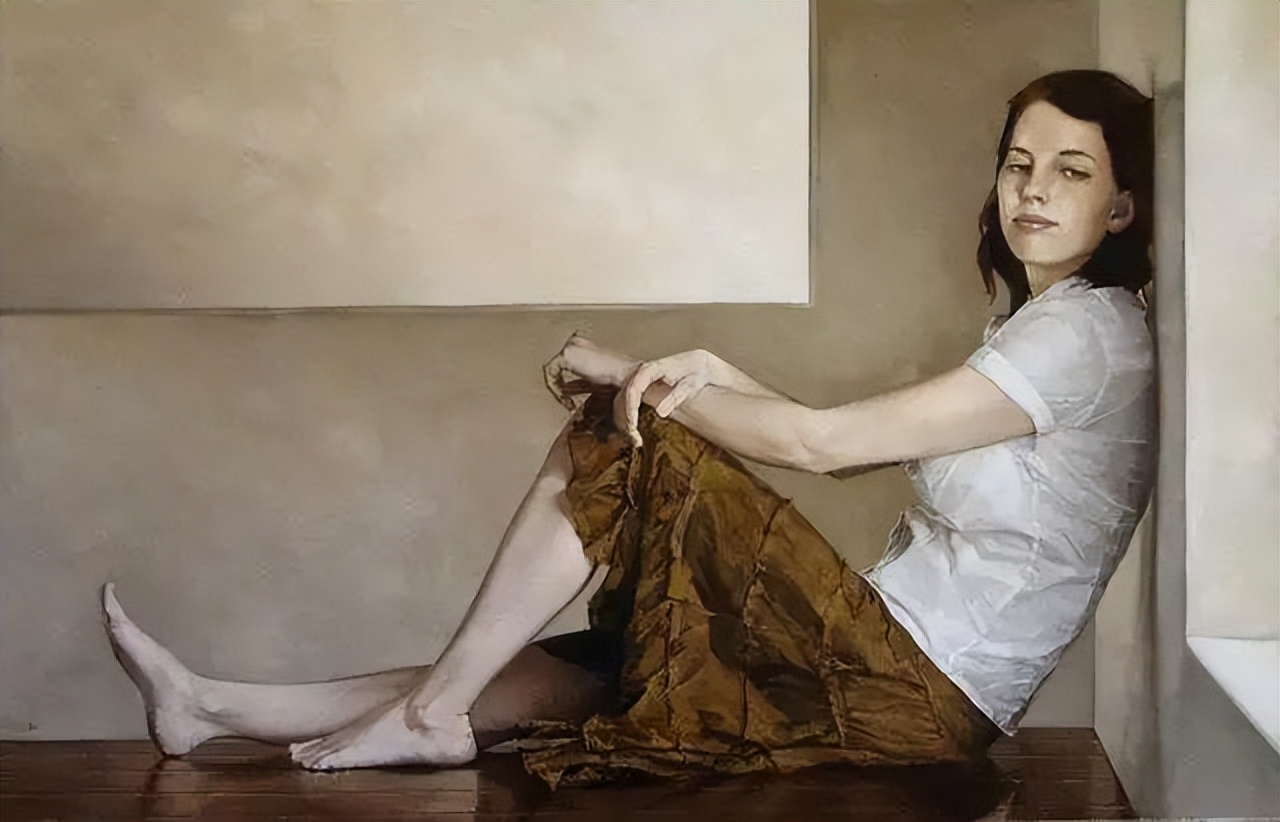 人物(女性)油画︱美国当代画家bryan larsen作品