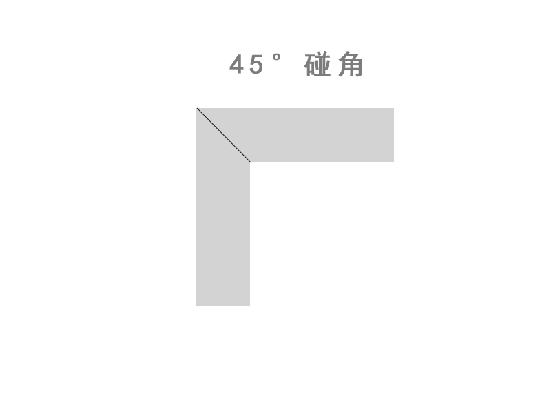 海棠角和45度角的区别图片