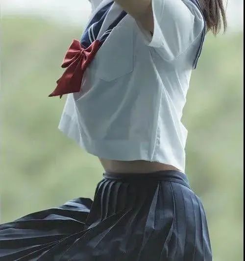 绘画素材日系少女常见的jk制服画手快拿去参考