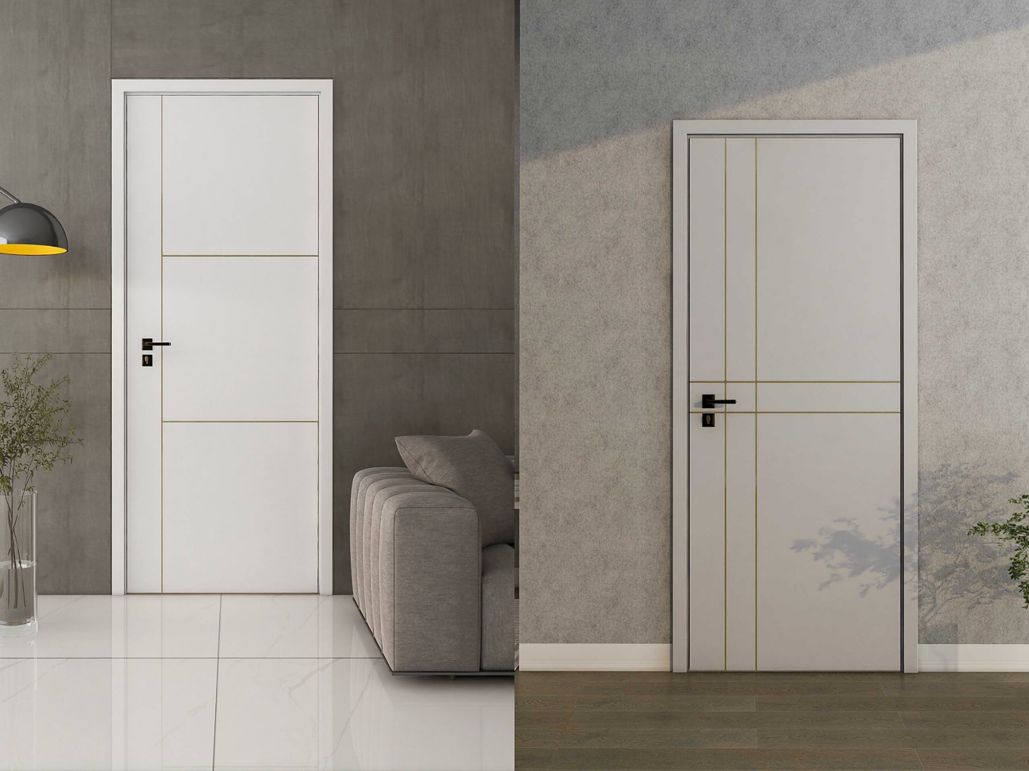 木门选购|简约时尚系列,适用于比较现代的装修风格