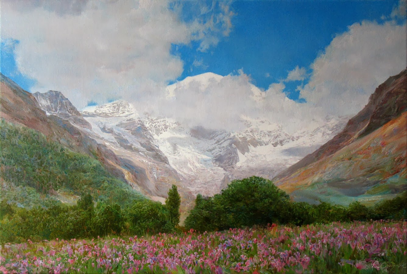 大气,绝美的风景油画︱俄罗斯画家亚历山大·赛义多夫作品