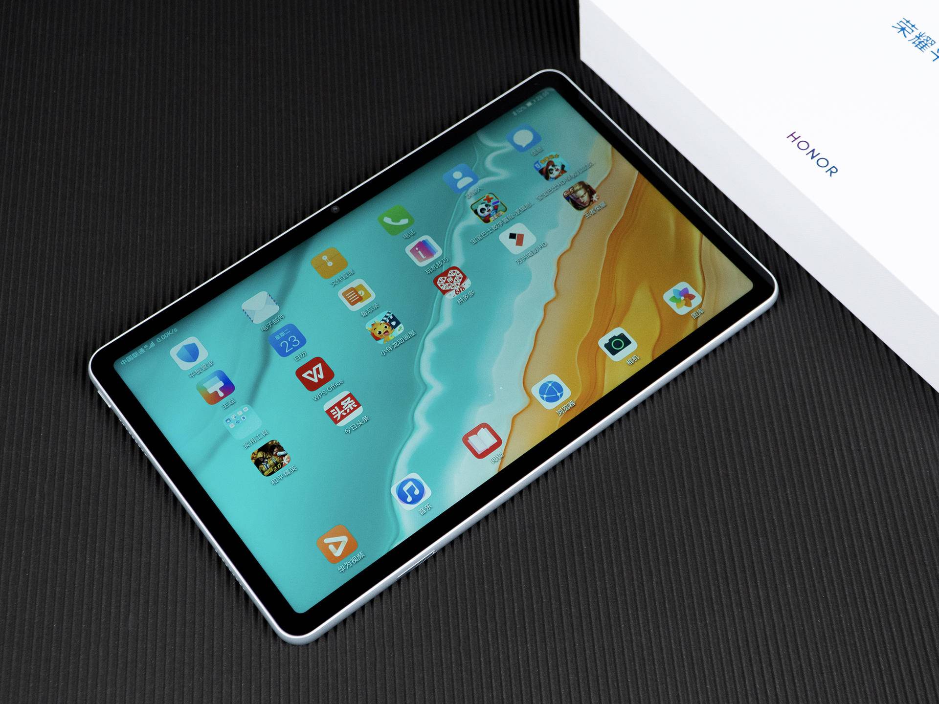 荣耀平板v6开箱初体验,麒麟985 2k全面屏开启平板5g时代