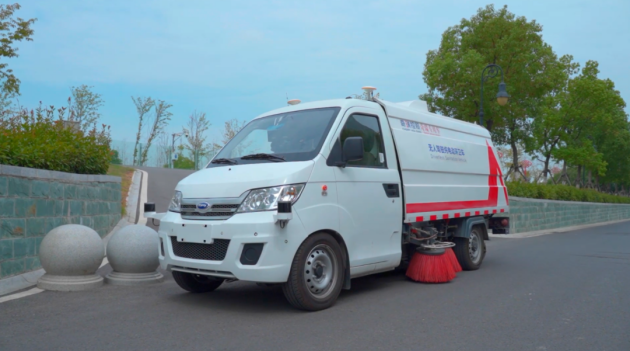 携手奇瑞,英博超算无人驾驶纯电动环卫车正式上路