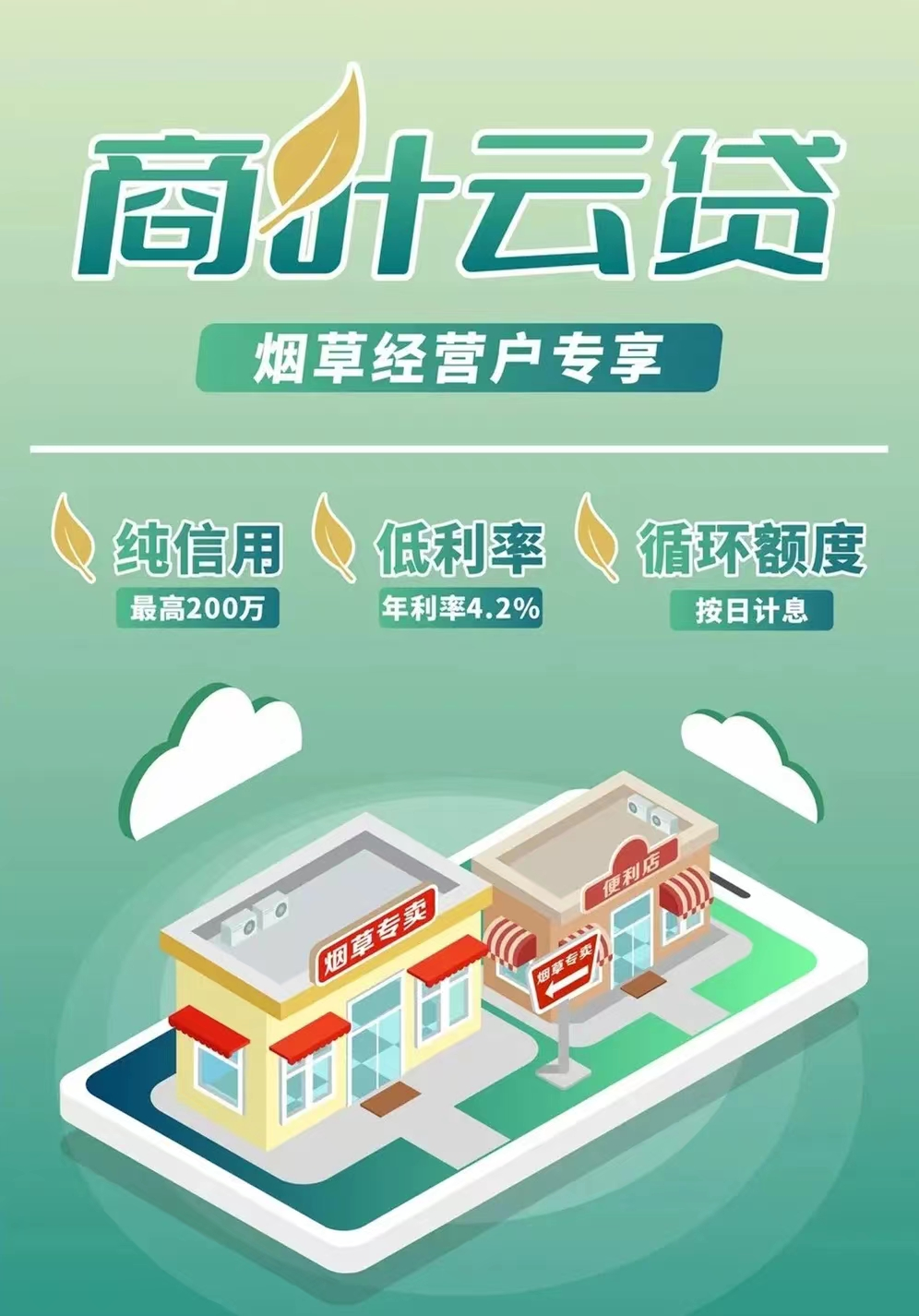 关于烟草商户类专项贷款,持有烟草专卖许可证的个体工商户,小微企业均