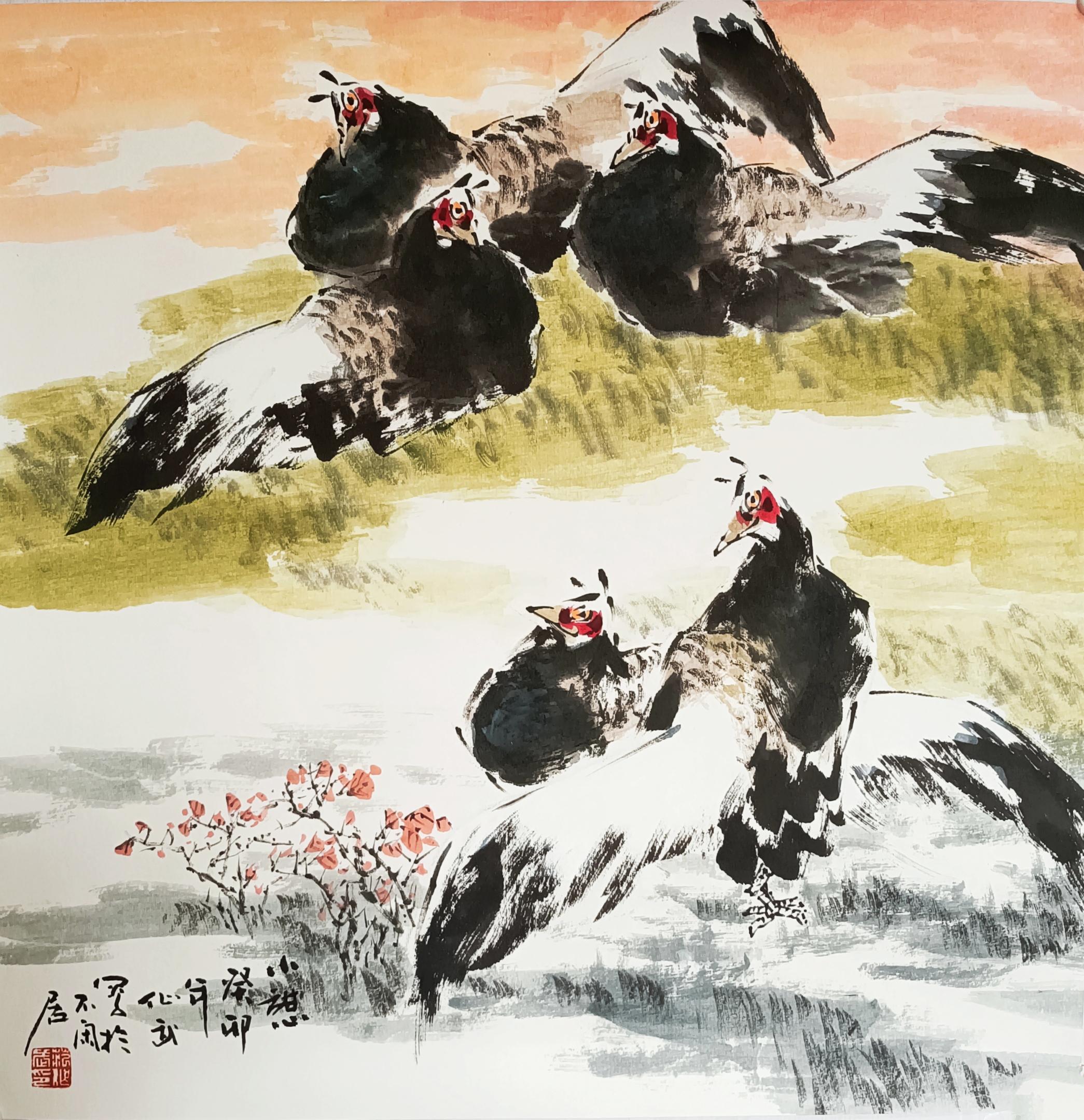 品鉴与收藏:著名画家范作武先生近期褐马鸡画作赏评