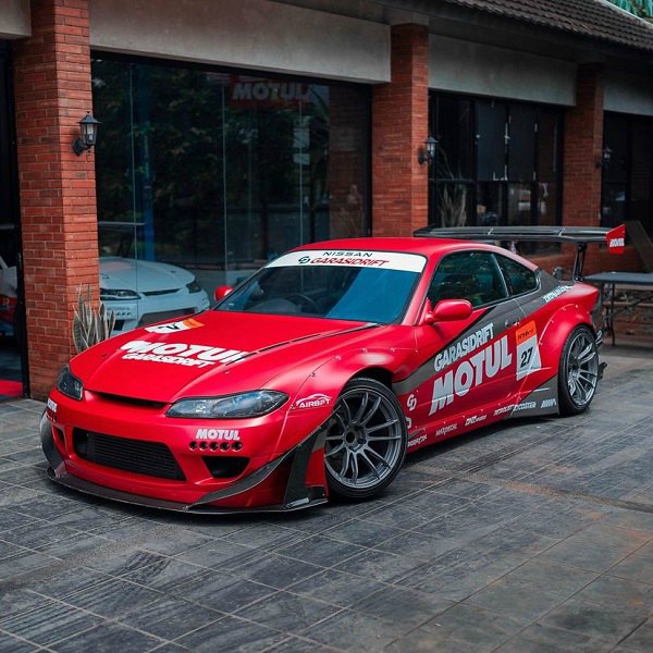 红色魔鬼 日产s15改装airbft空气悬挂案例