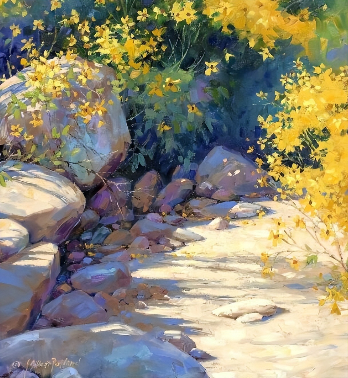 极富有艺术感的风景绘画作品|当代女画家julie gilbert pollard