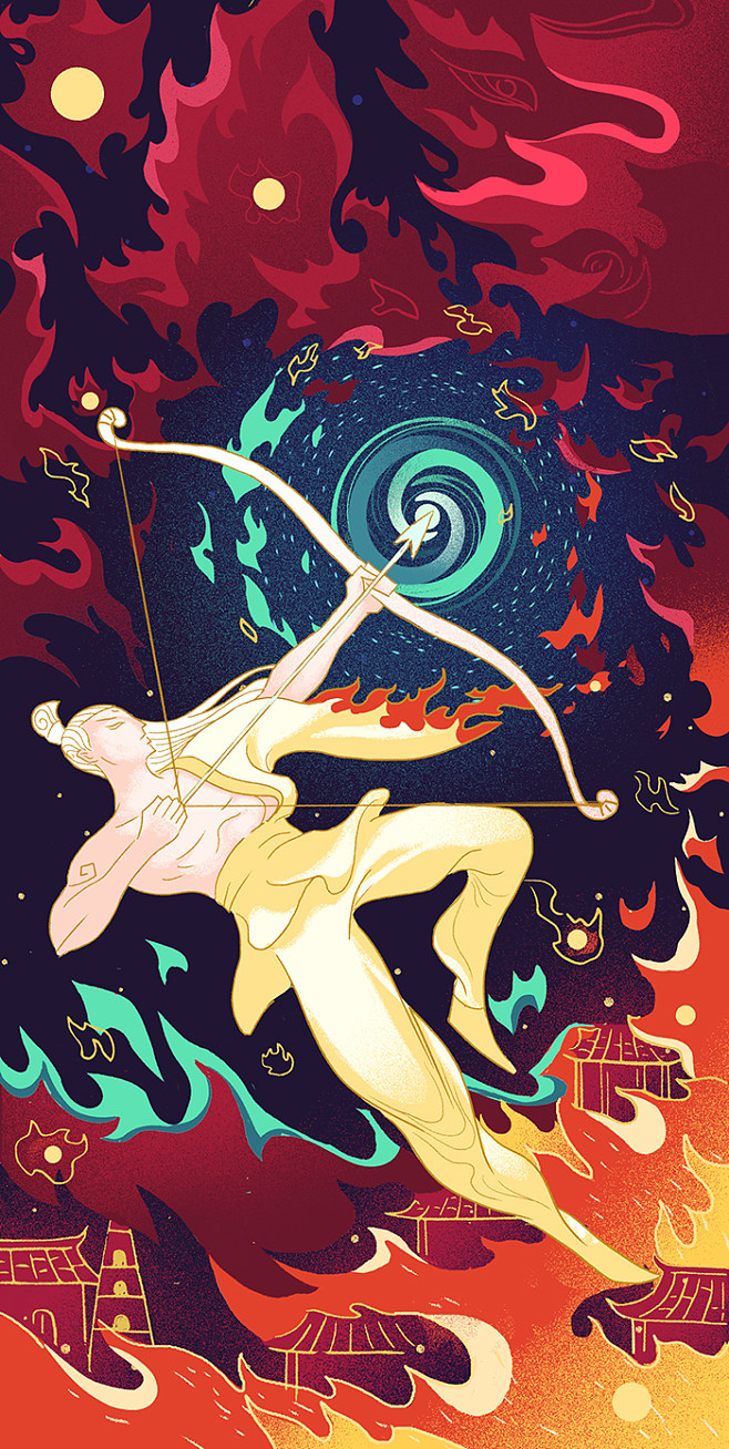 嫦娥奔月以后,后羿怎么样了?他干嘛去了?