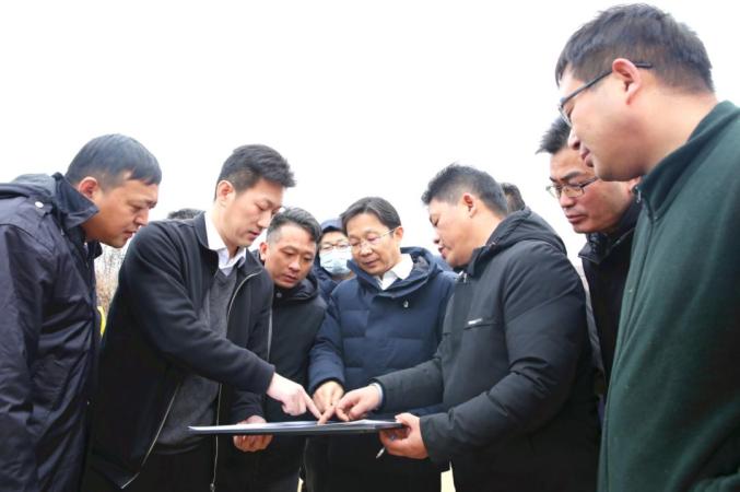 副市长宋铀一行来青山湖区调研轨道交通2号线东延有关工作