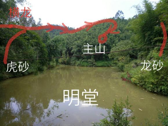 坟墓左青龙右北虎图片图片