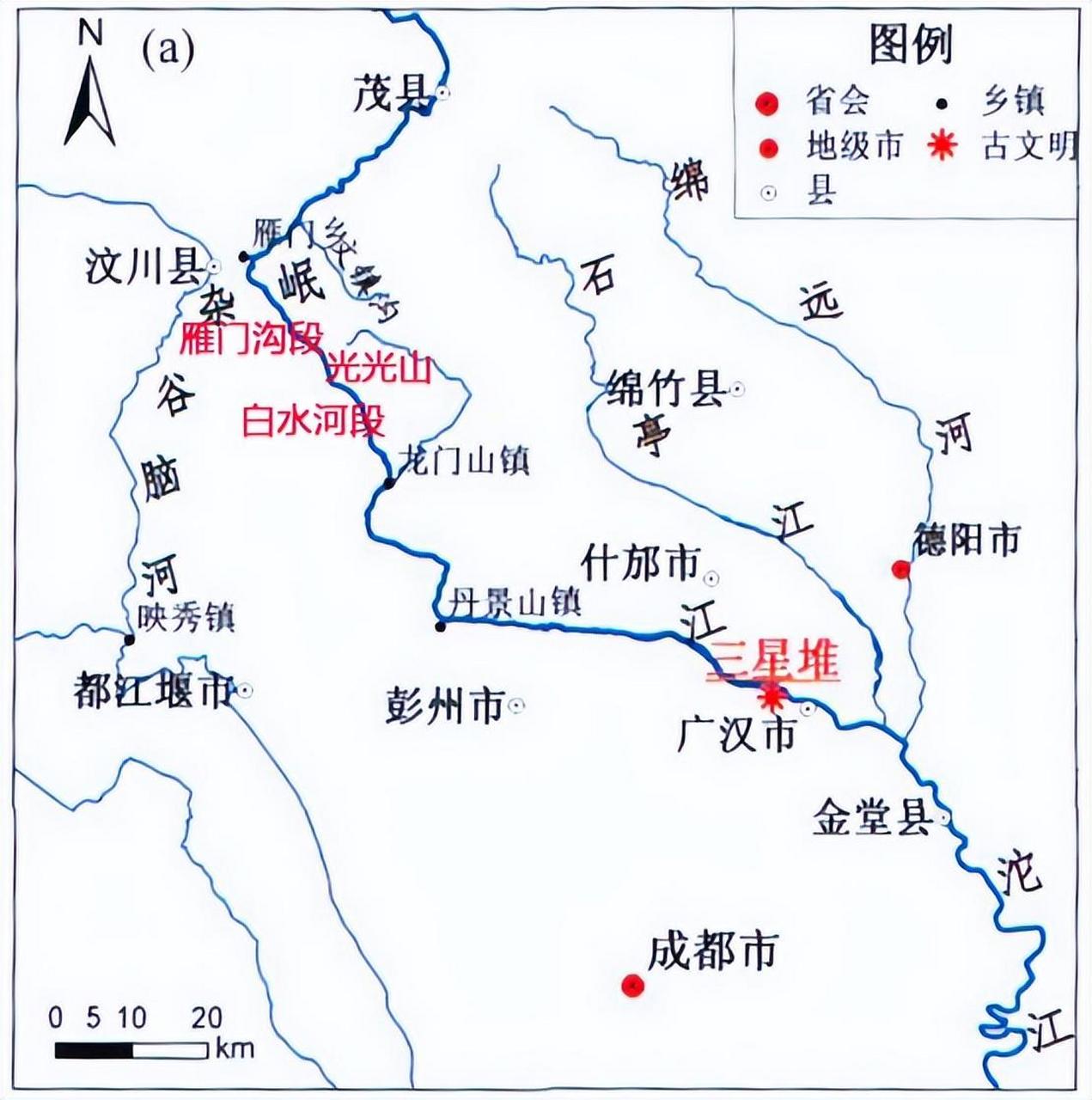 在范念念看来,地震之前的古岷江河道为:岷江在今汶川雁门一带向东南