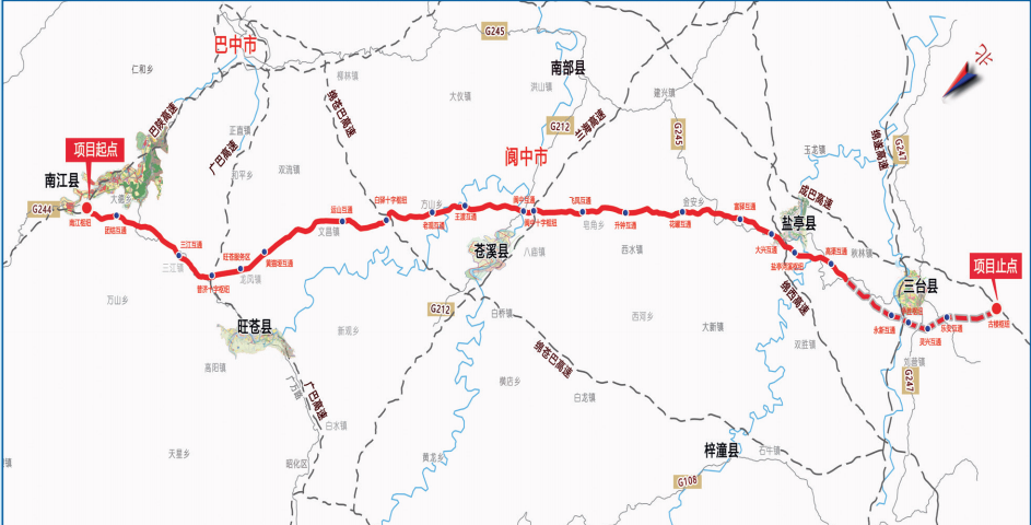 南充高速公路规划图片