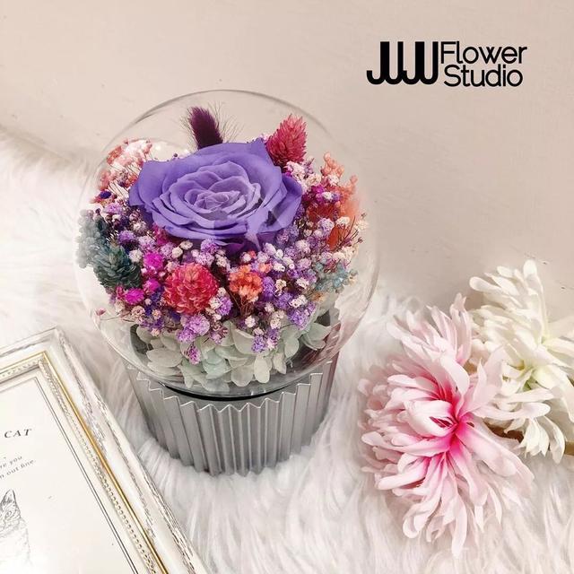 素材▕ 绝美的玻璃罩永生花图片集锦