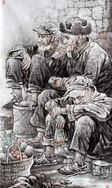 著名画家袁大仪美术作品欣赏