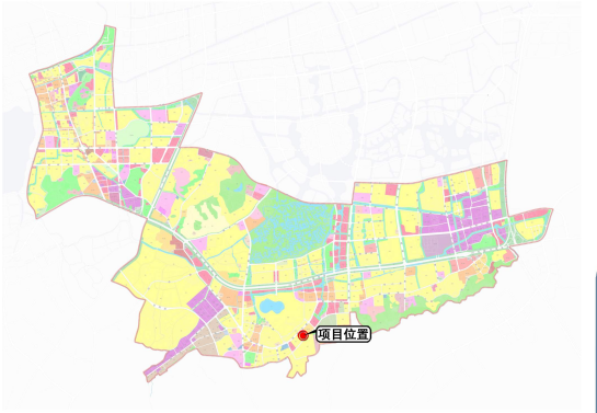 区块北侧为闲林东路,南侧为泰闲路,东侧和西侧为规划城市道路.