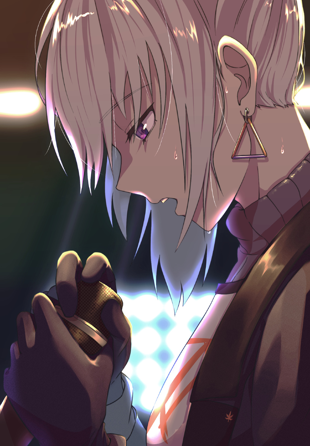 二次元美少女「第4期」银发jk!《彩虹社》樋口枫壁纸特辑