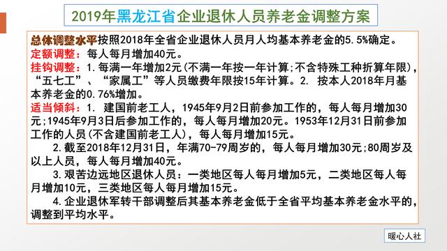 黑龙江省2020年养老金是上涨5%吗?当年退休呢?有哪些调整方式?