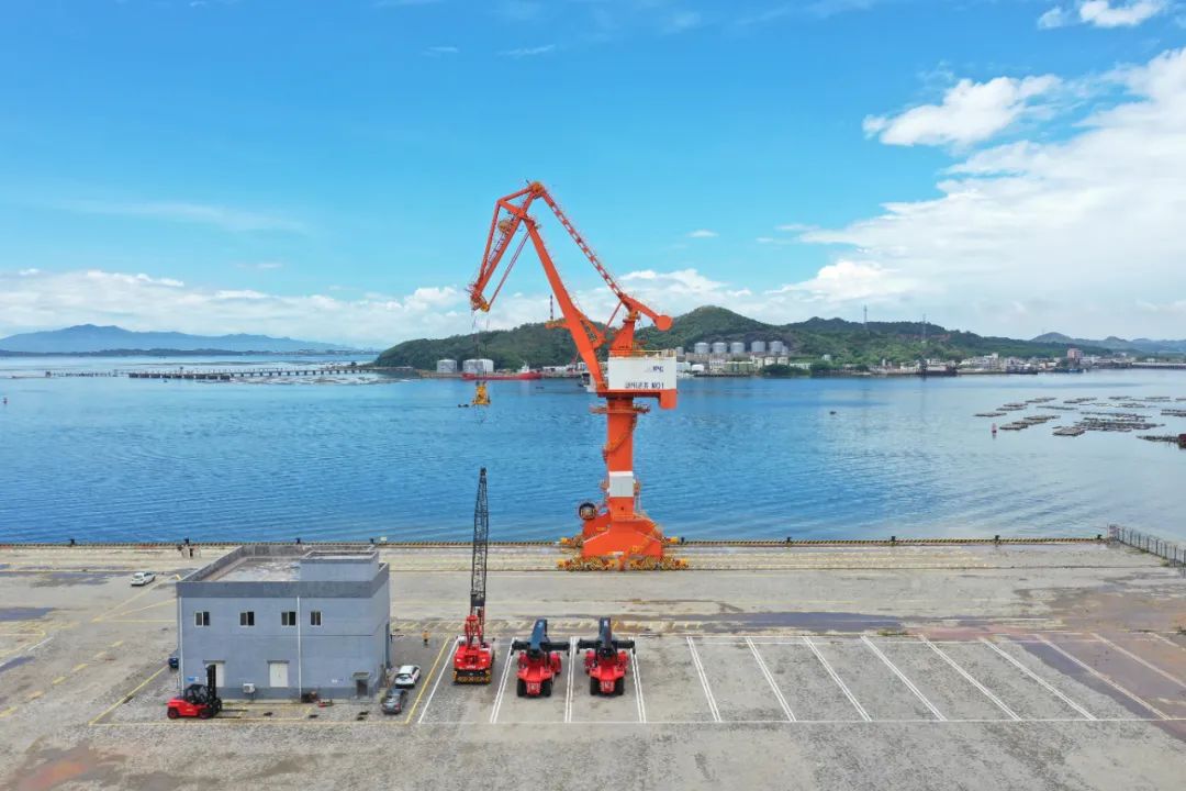 启航!位于广东饶平县的潮州港扩建货运码头正式投产运营