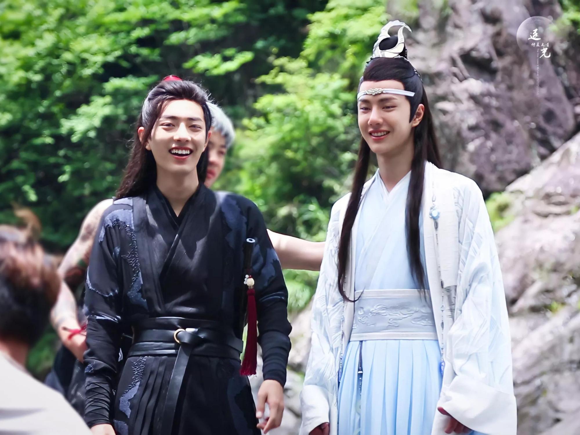 陈情令花絮存图《王一博肖战》陈情令花絮存图