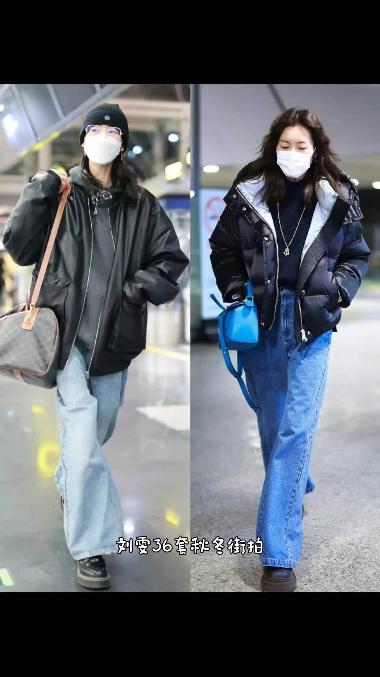 刘雯36套秋冬街拍,她真的披麻袋都好看!
